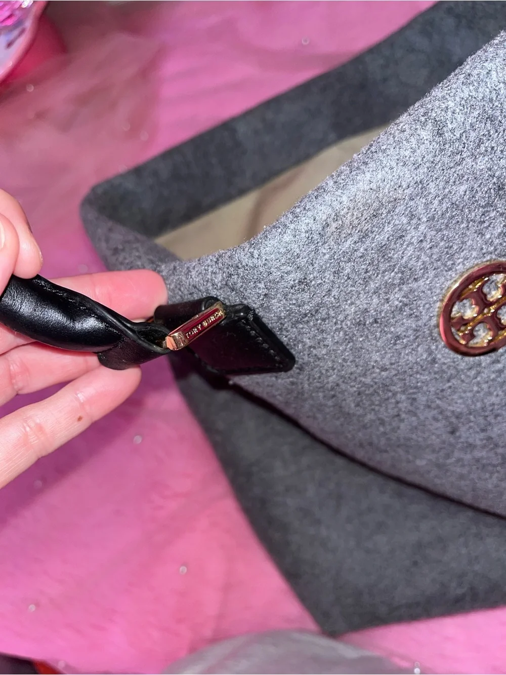 Tory Burch elegant gray